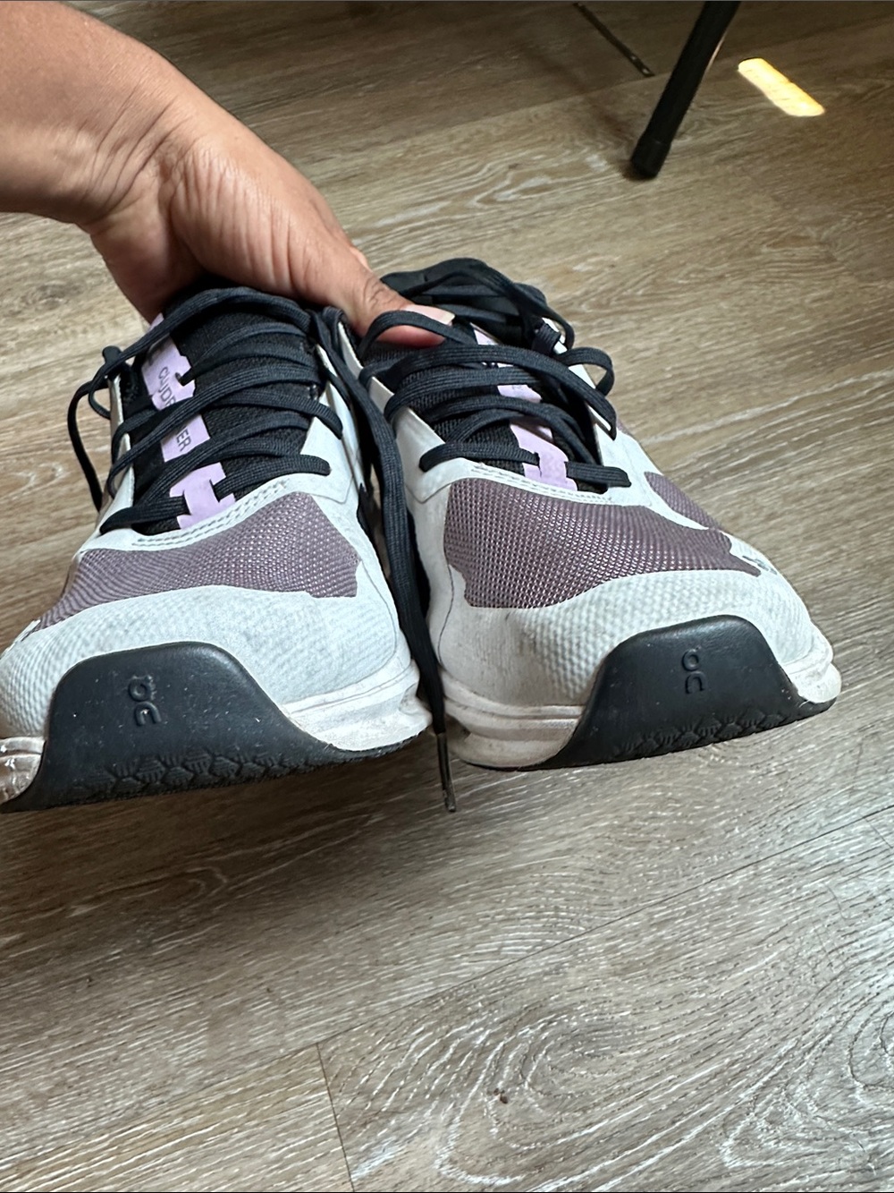 On Running Women’s Athletic Shoes — Black, Gray, Purple, Pink - Picture 11 of 13